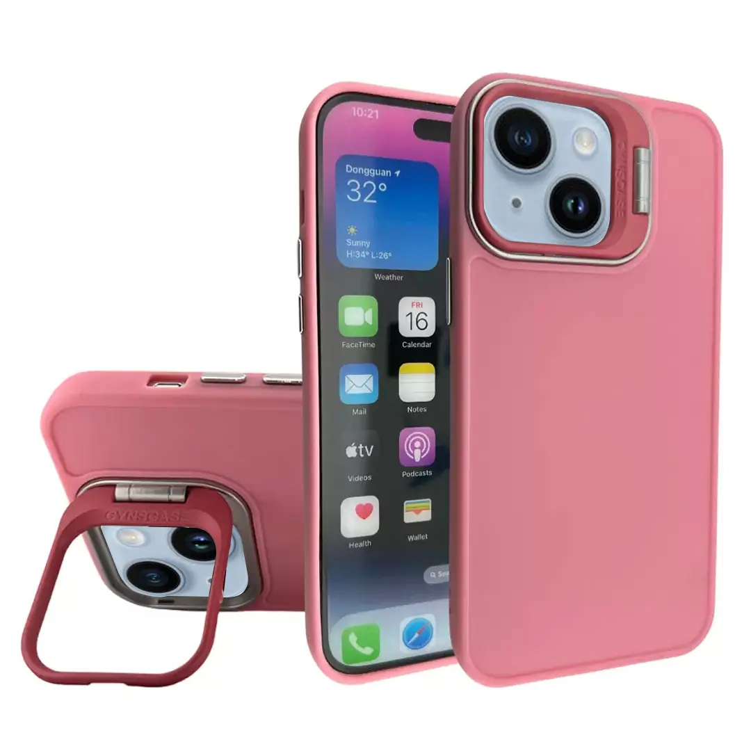 iPhone 15 Plus/iPhone 14 Plus Camera Stand Eco Case Pink